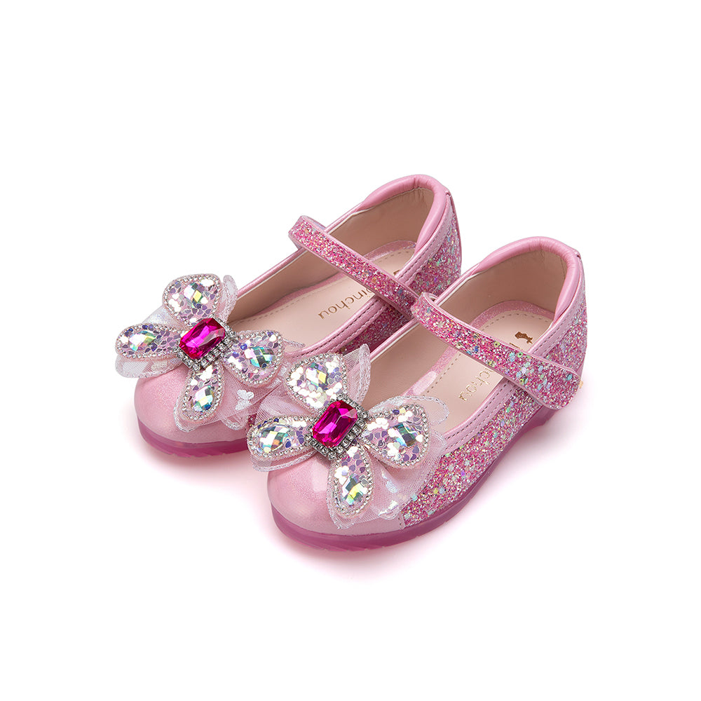 Elaina Belle Maryjane - Pink Glitter