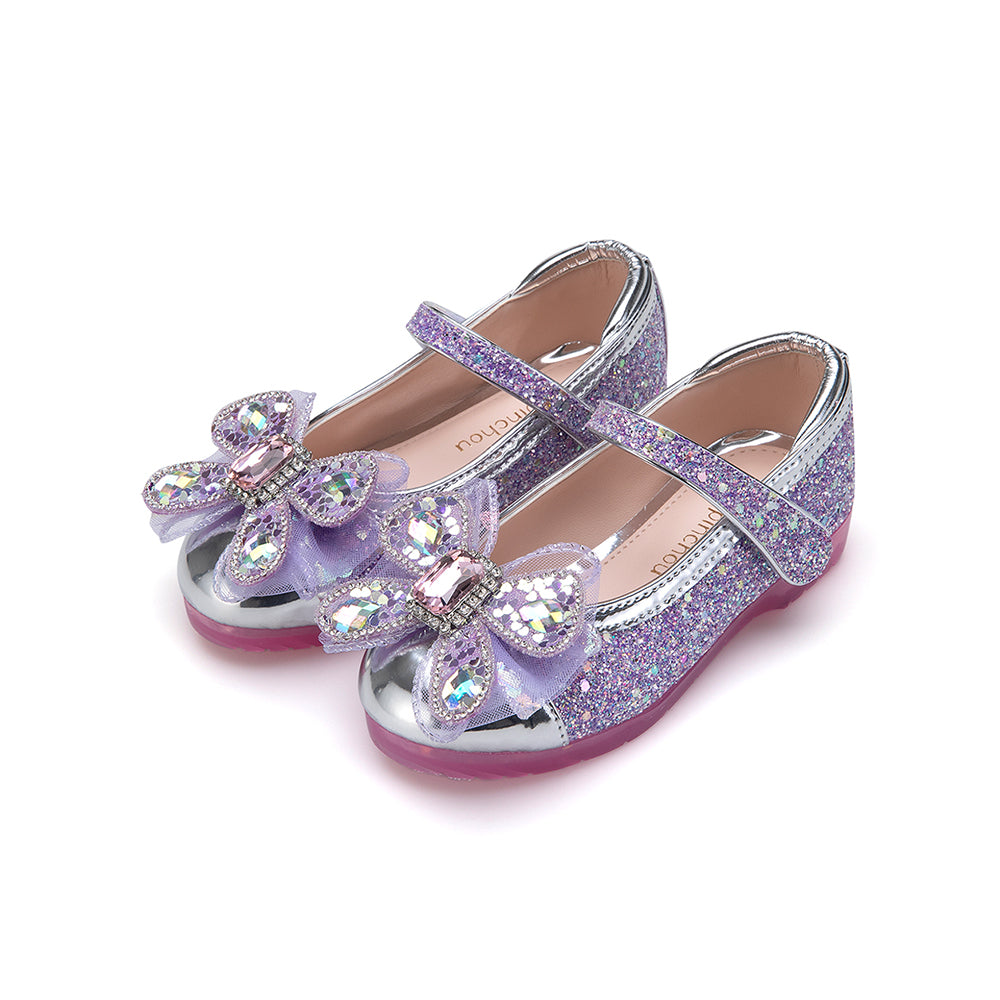 Elaina Belle Maryjane - Purple Glitter