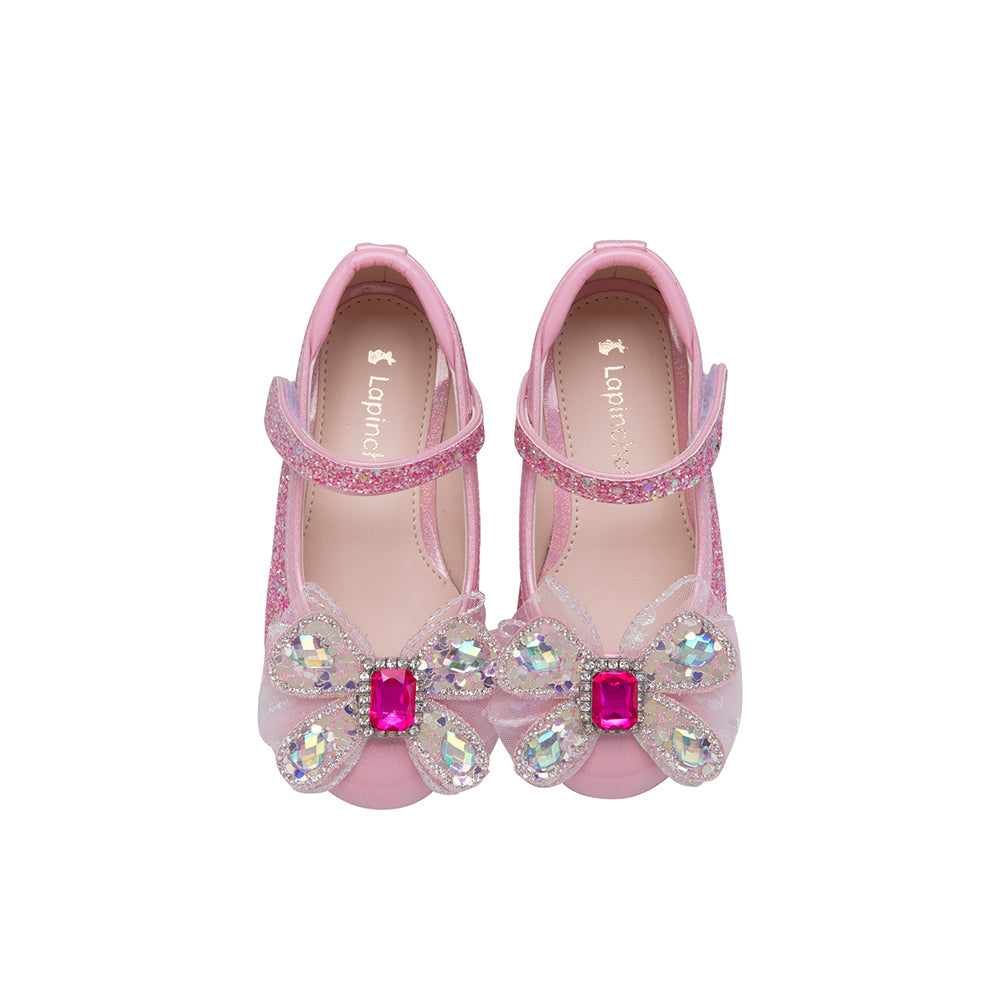 Elaina Belle Maryjane - Pink Glitter