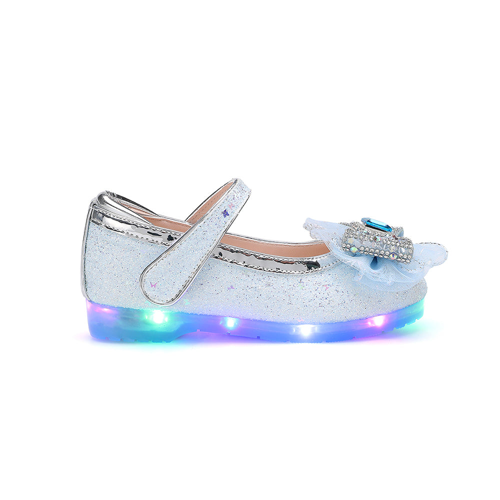 Elaina Éclat Maryjane - Sky Blue Glitter