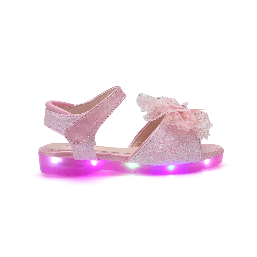 Elaina Ete Sandal - Pink Glitter