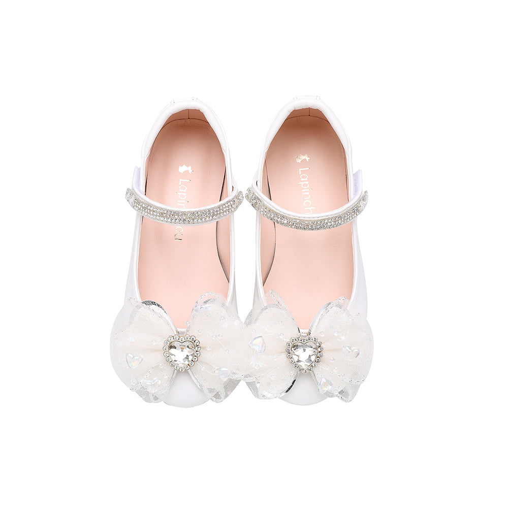 Elaina Lune Maryjane - White Patent