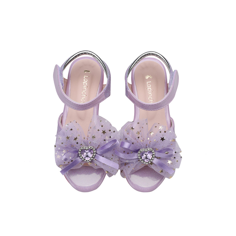 Elaina Ete Sandal - Purple Glitter