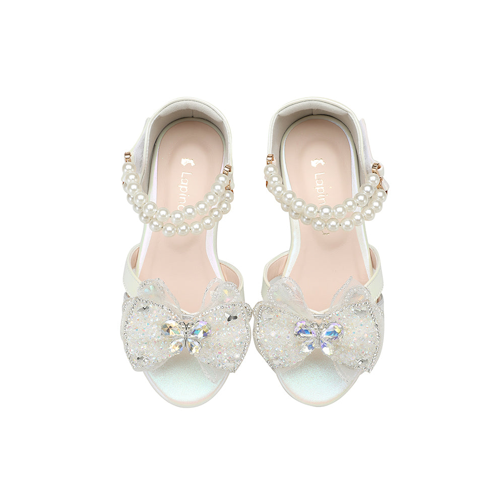 Elaina Flutter Sandal - Aurora White