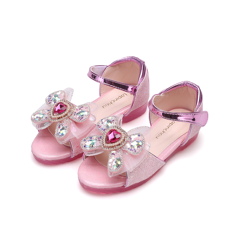 Elaina Reve Sandal - Pink Glitter