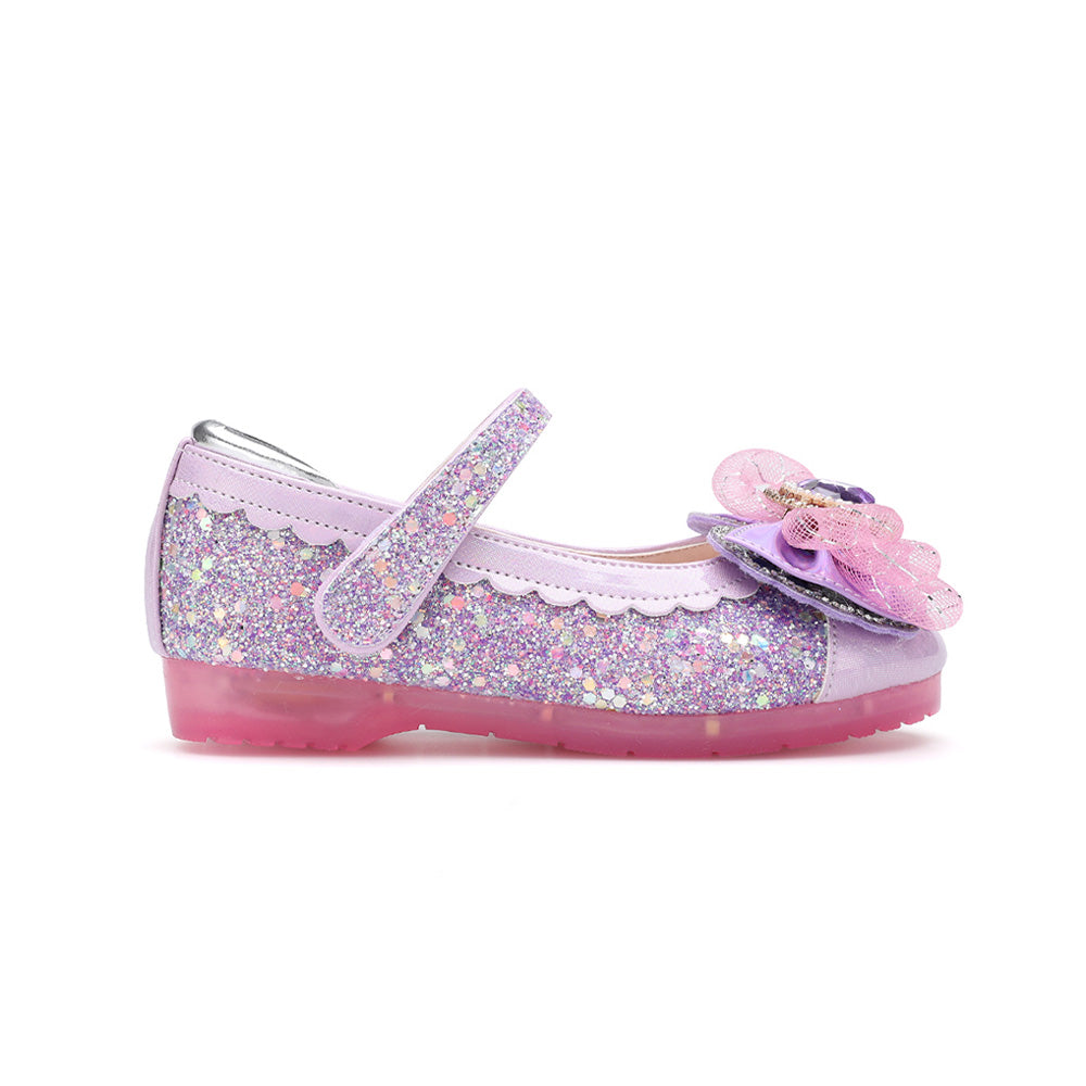 Elaina Belle Maryjane - Purple Glitter