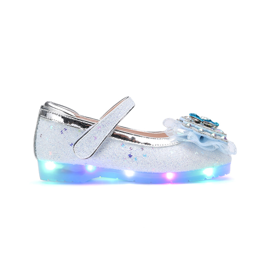 Elaina Dew - Skyblue/Butterfly glitter