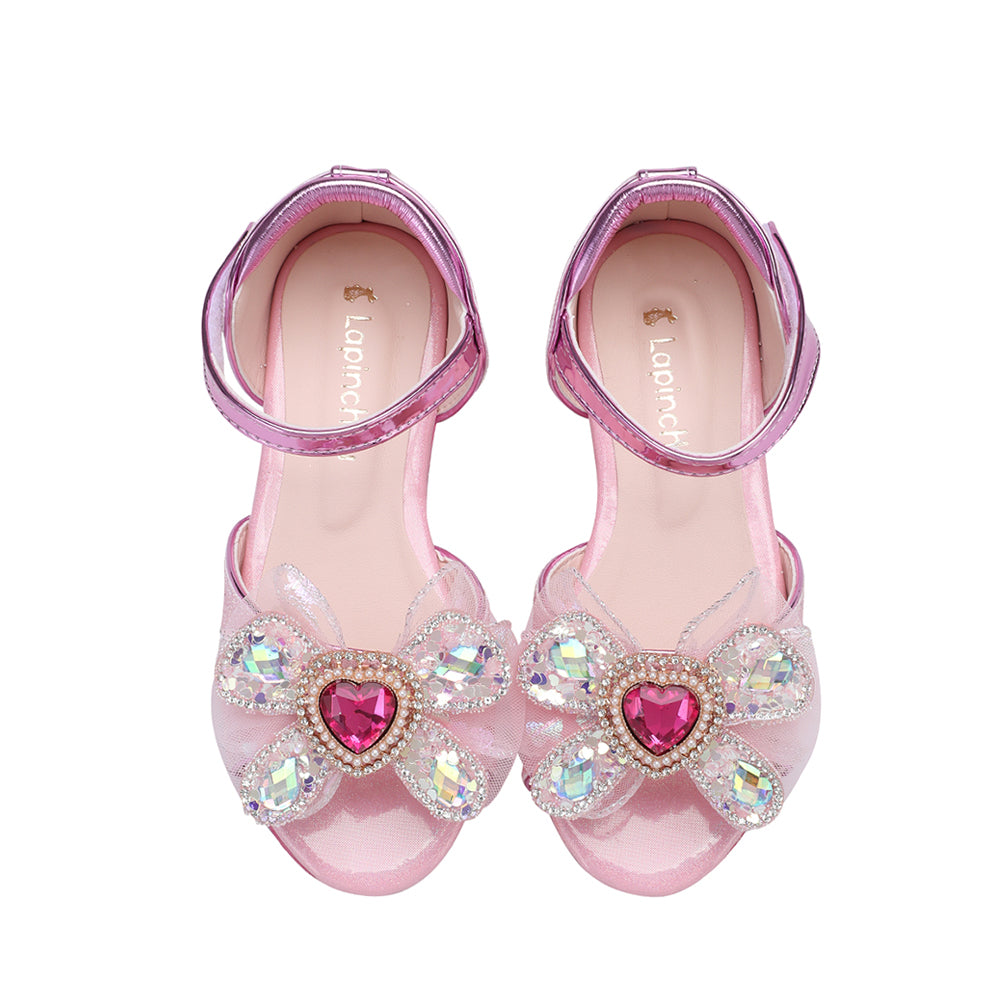 Elaina Reve Sandal - Pink Glitter