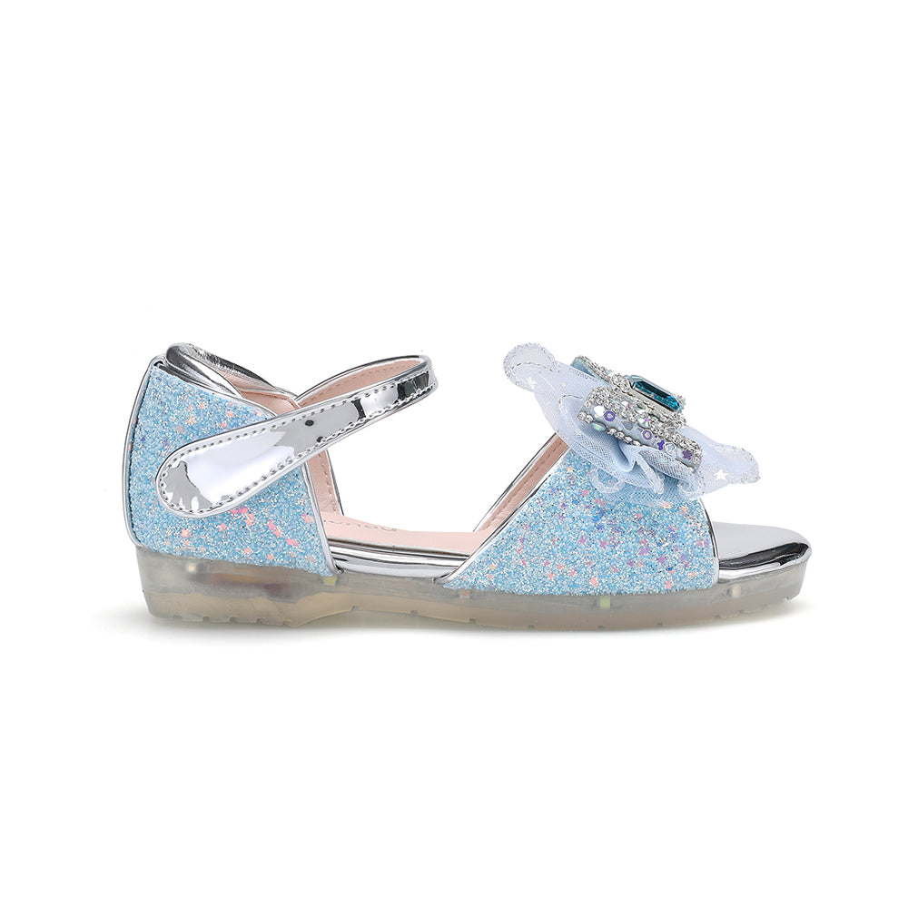 Elaina Ciel Sandal - Blue Glitter