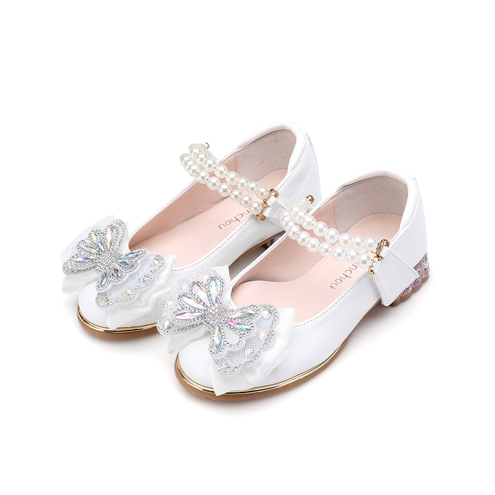 Claire Royal Pearl - White Patent