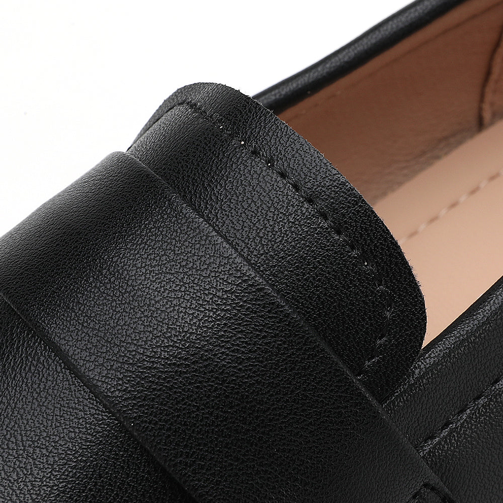 Jules Plain Loafer - Black