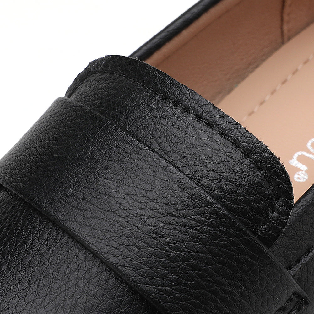 Jules Grain Loafer - Black